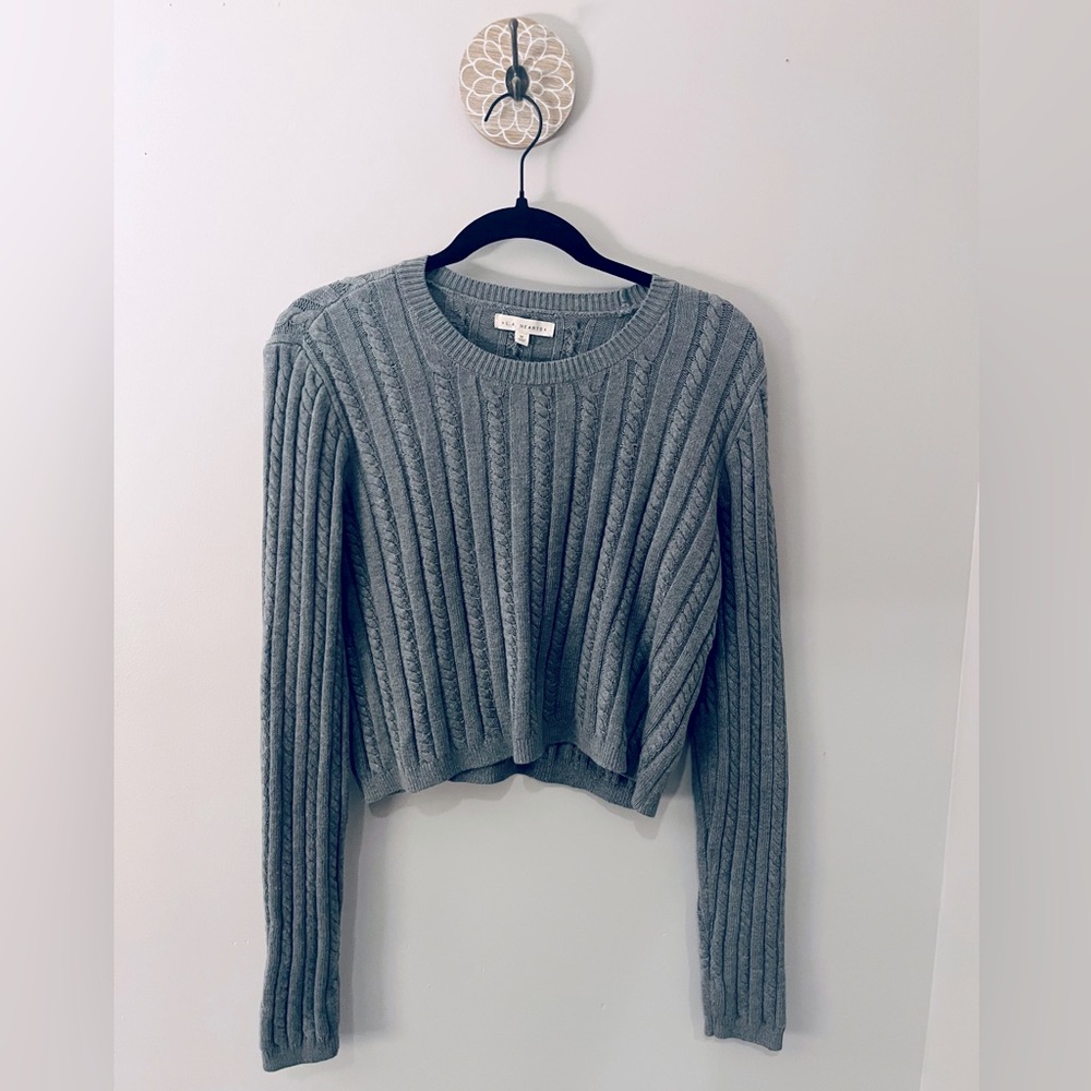 Pac Sun L.A. Hearts Cable Knit Sweater - size Medium - NWT